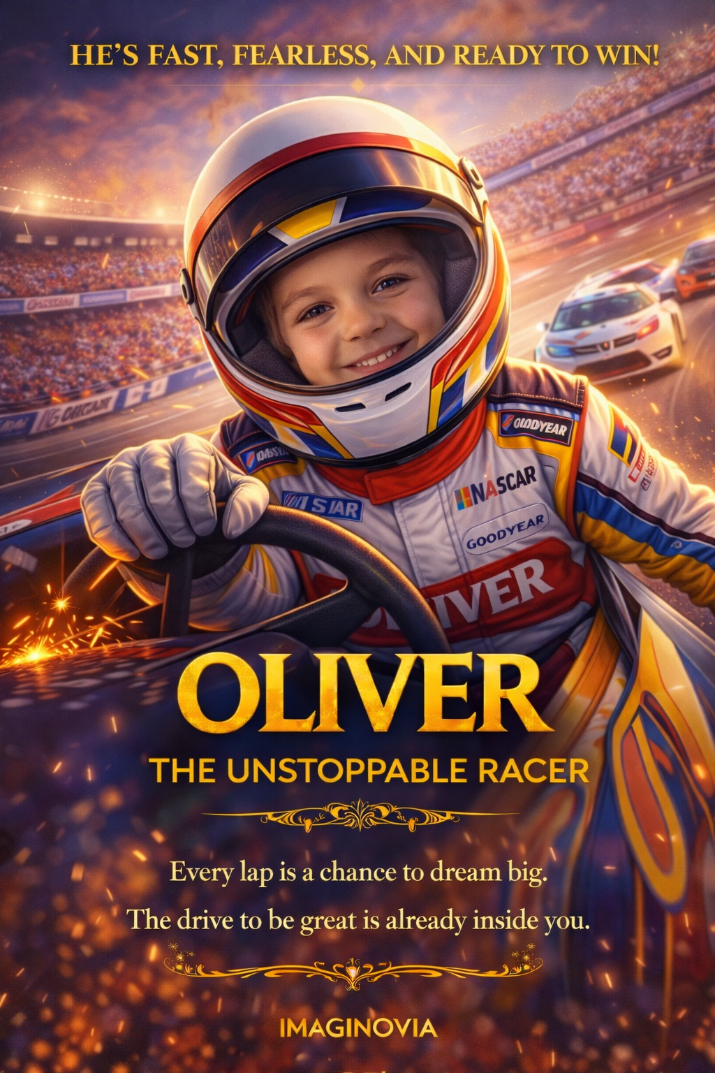 Personalized NASCAR Poster