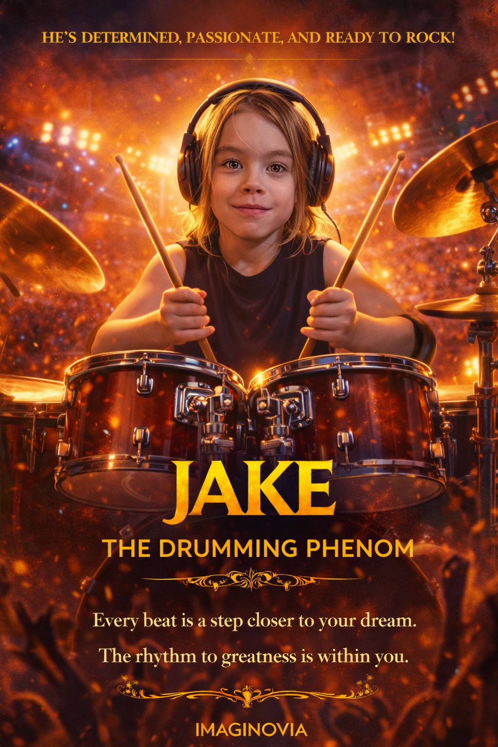 Personalized Rock Star Poster
