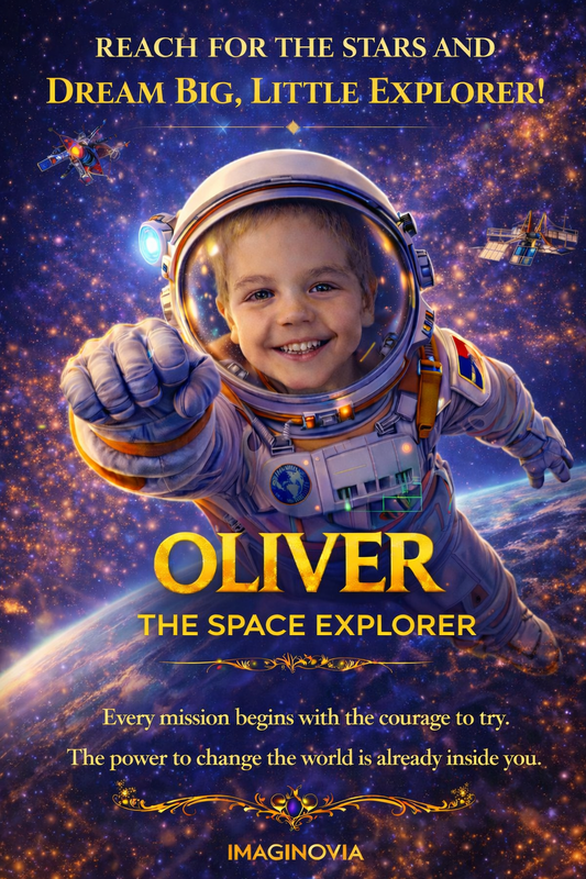 Personalized Space Explorer Poster