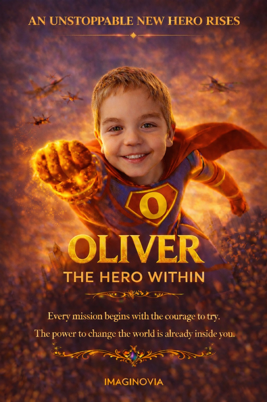 Personalized Superhero Poster